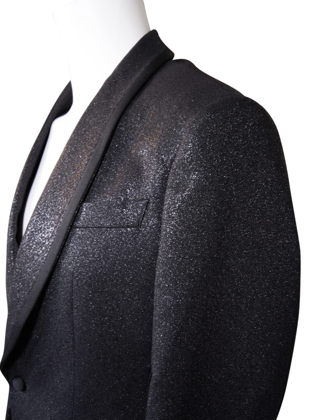 Black tie optional men - Onyx Lustro dinner jacket full look by Sebastian Cruz Couture