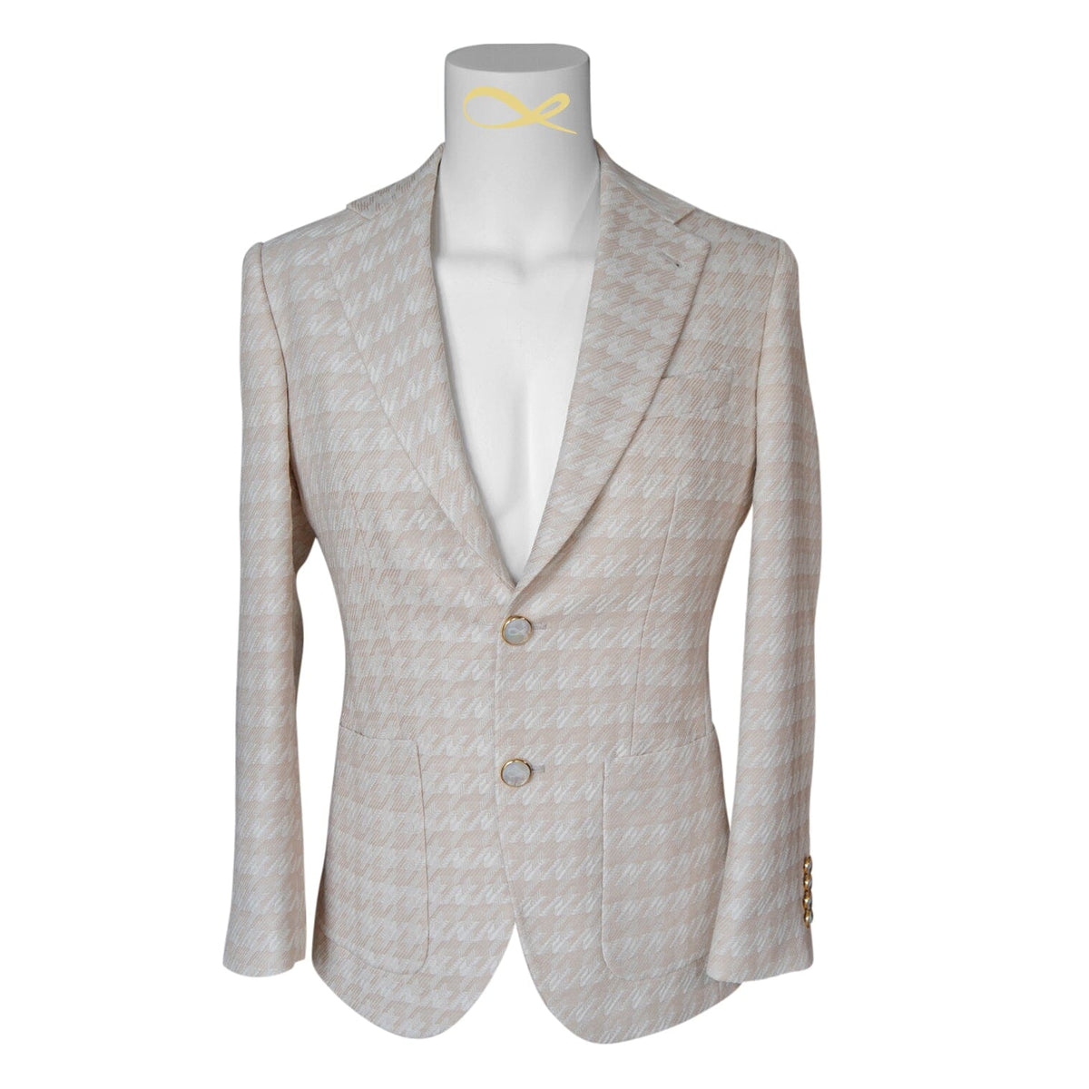 Cashew Crema Houndstooth Jacket-5