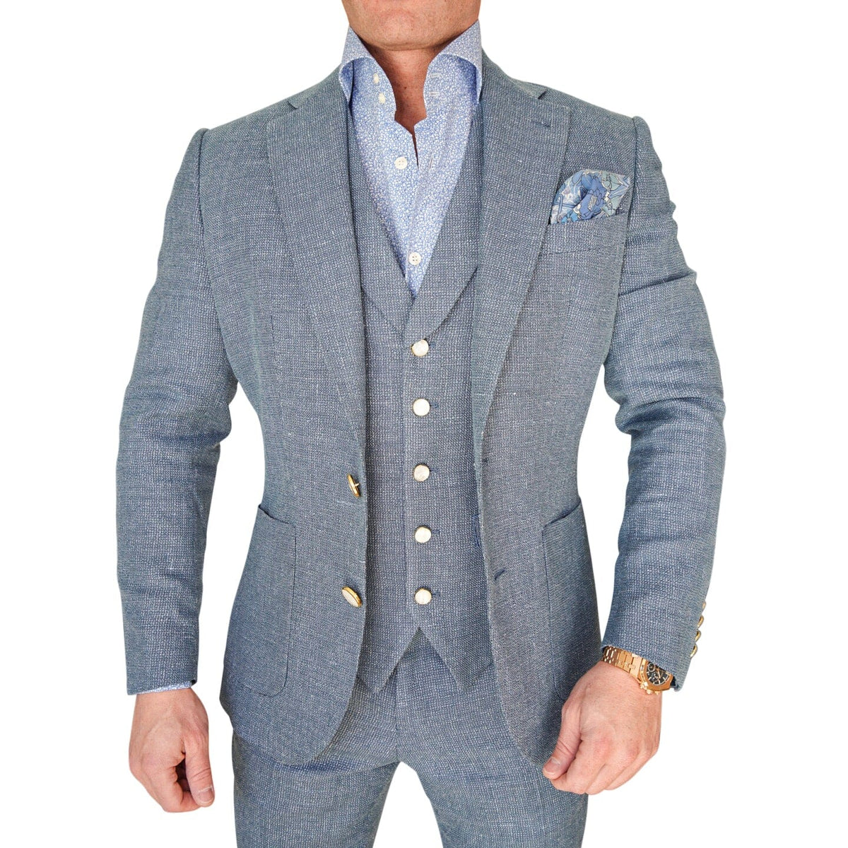 Cerulean Tweed Jacket-3