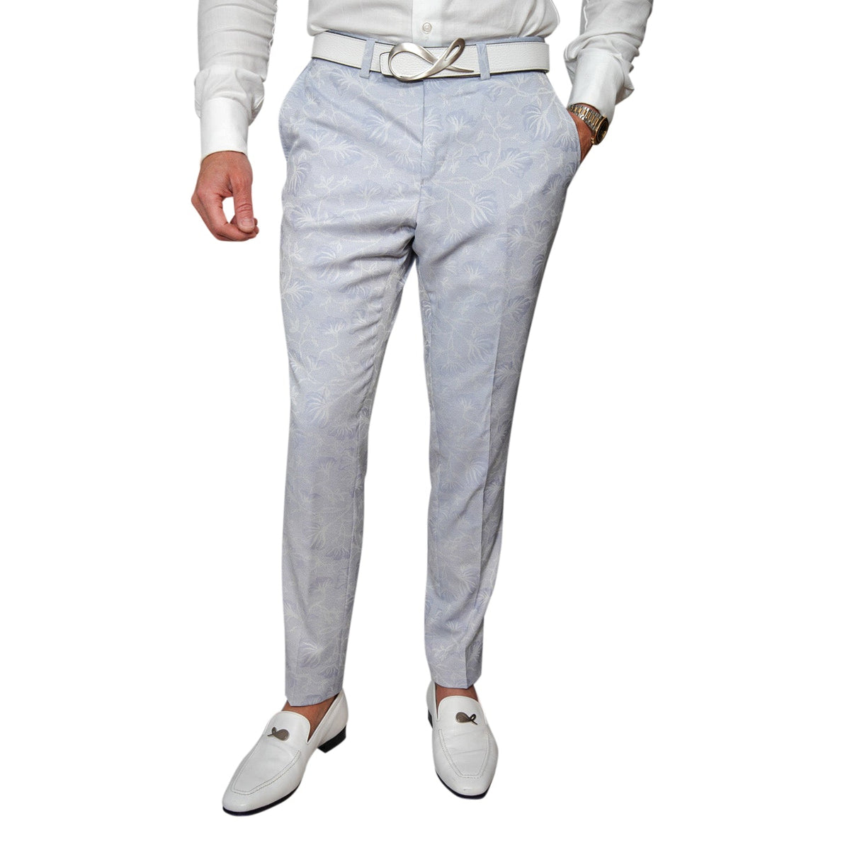 Pastel Azzurro Campanula Trousers