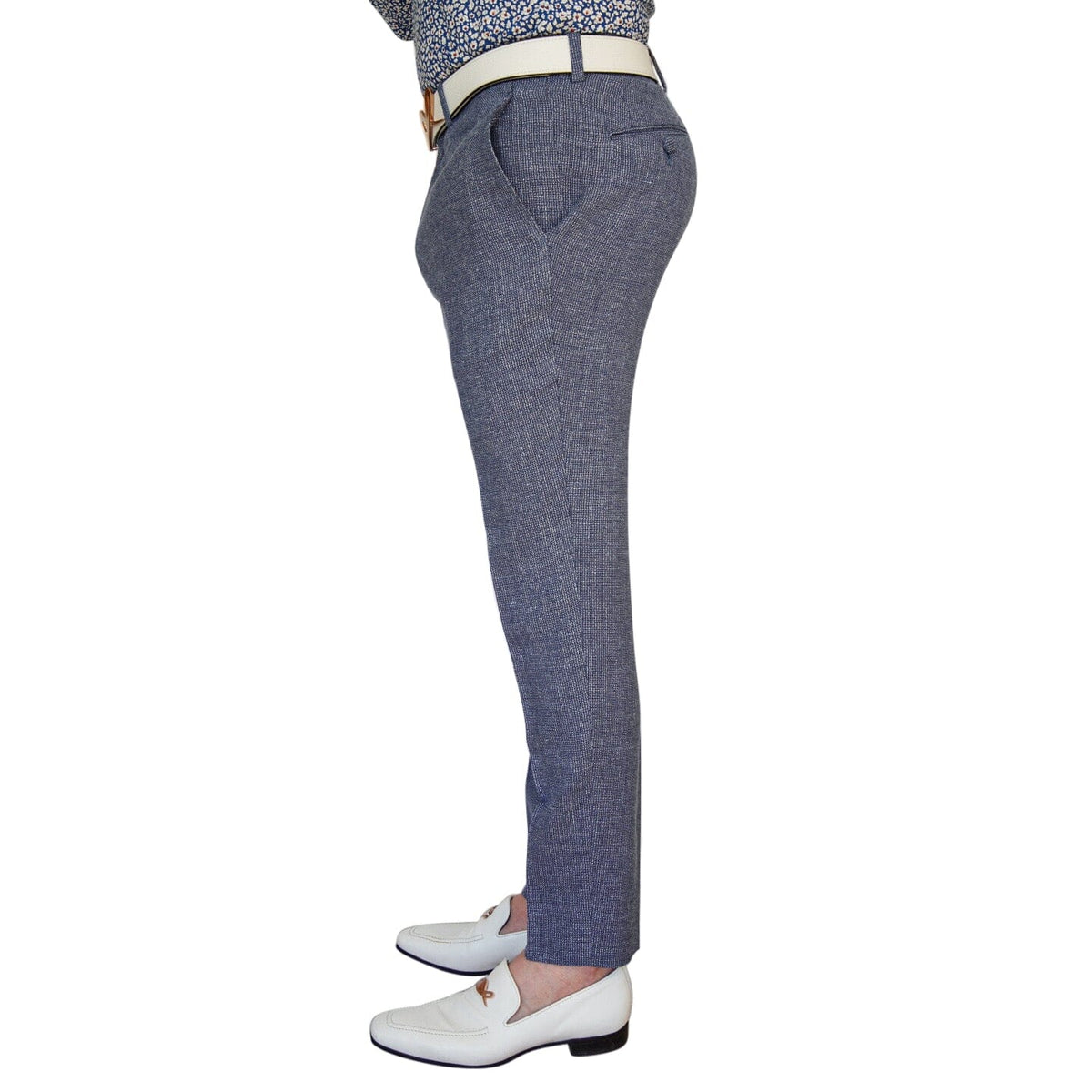 Cobalt Tweed Trousers @ The Vault-3