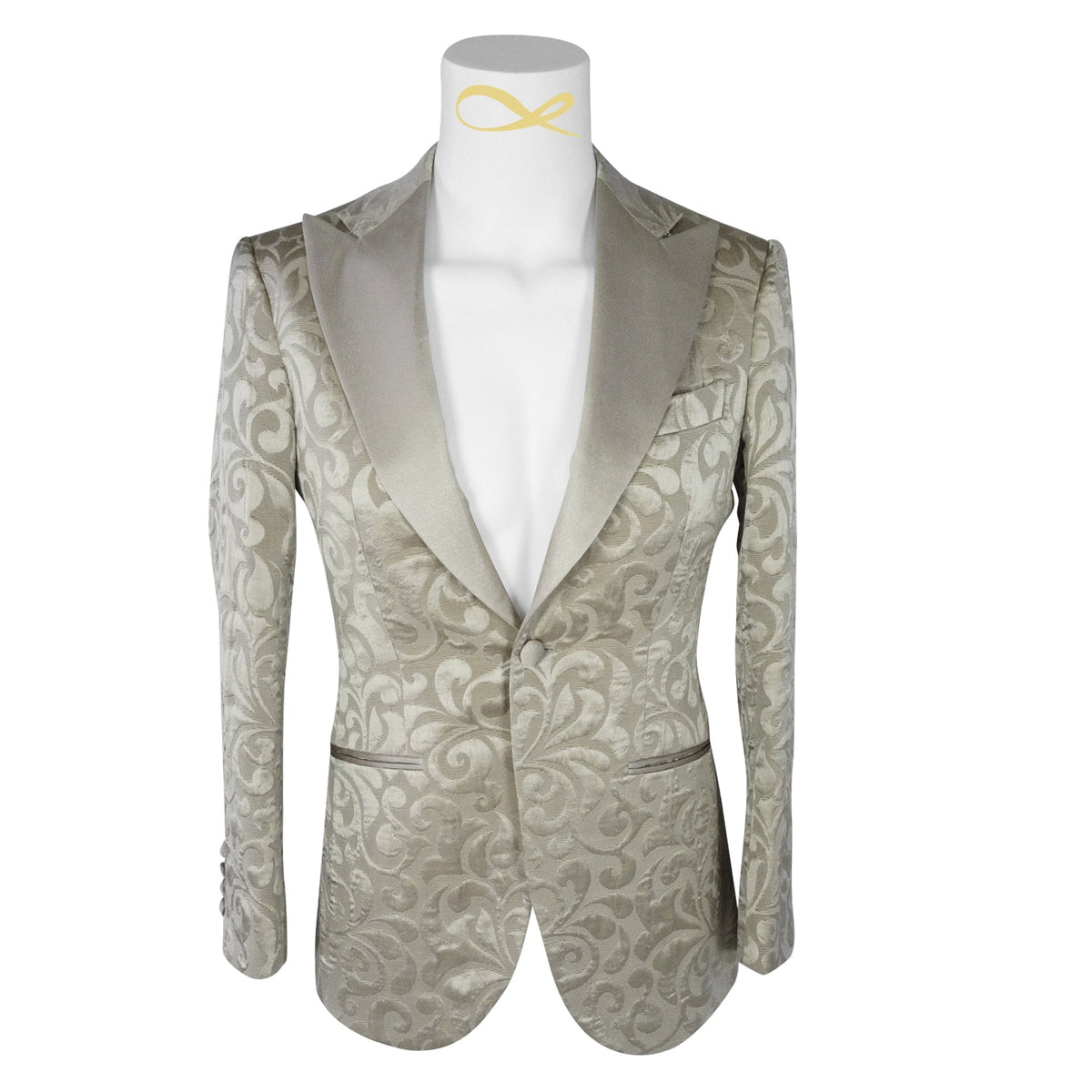 Champagne Oro Paisley Jacket-4