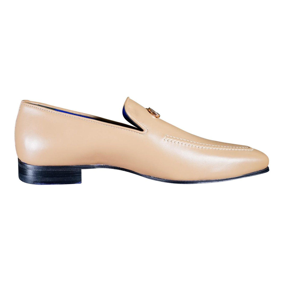 Latte With Rose Gold Hardware Leather Loafers @ The Vault-8