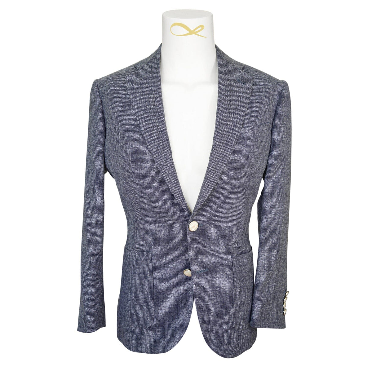 Cobalt Tweed Jacket-4