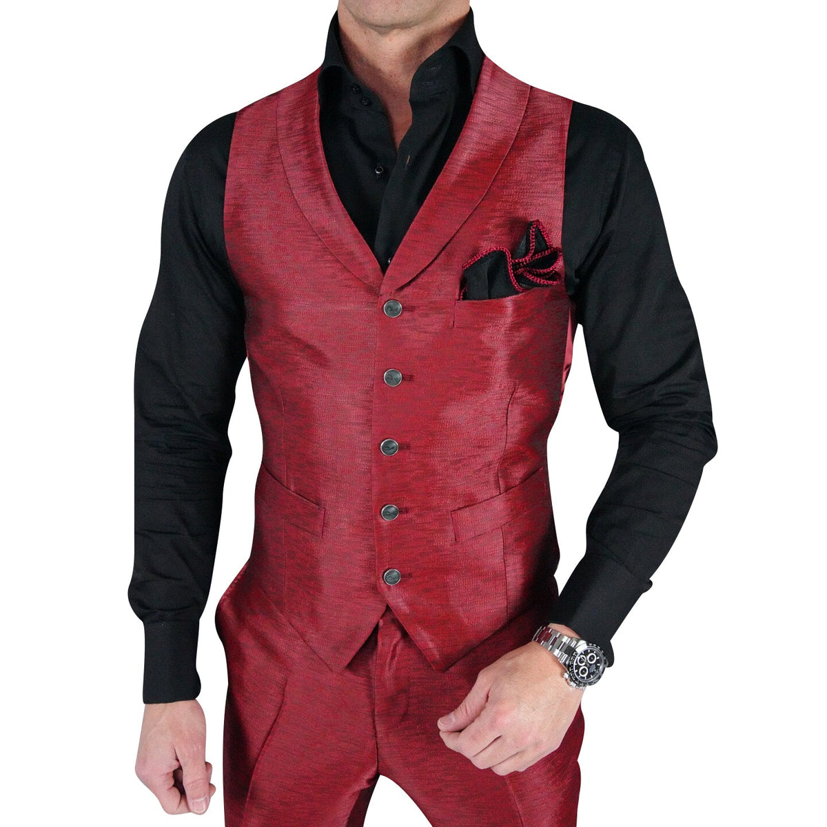 Ruby Glassa Ciottoli Waistcoat