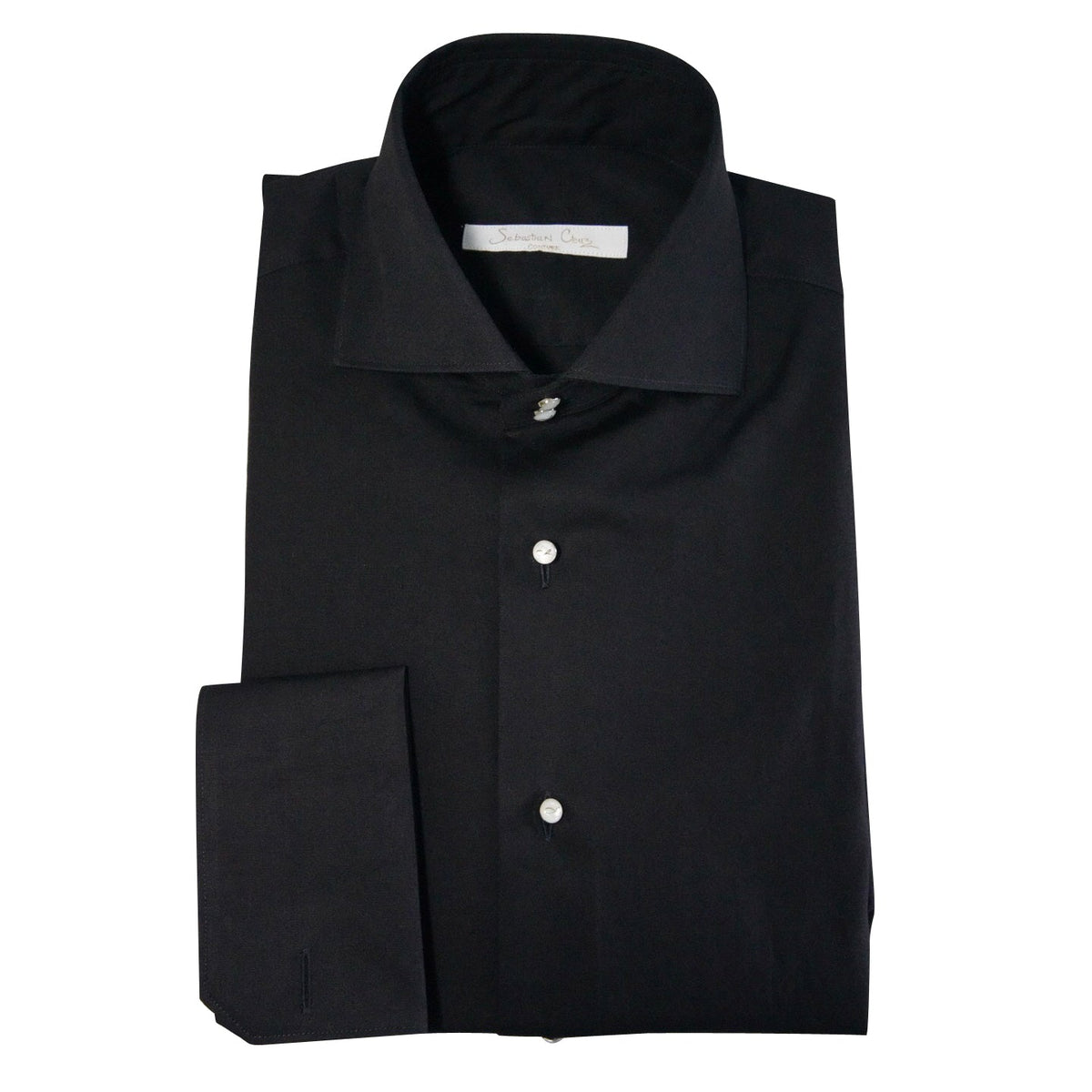 Black Classico Signature Tuxedo Shirt @ The Vault-3