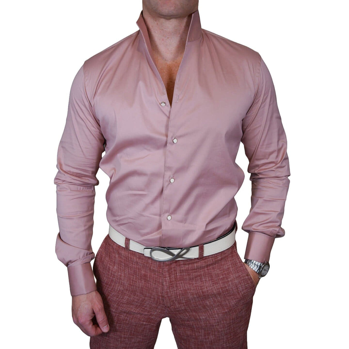 Mauve Dress Shirt-1