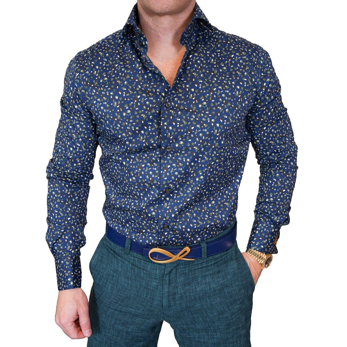 Deep Sea Pebble Dress Shirt