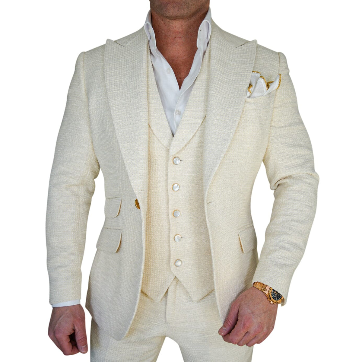 Elettro Waffle Tweed Jacket-3