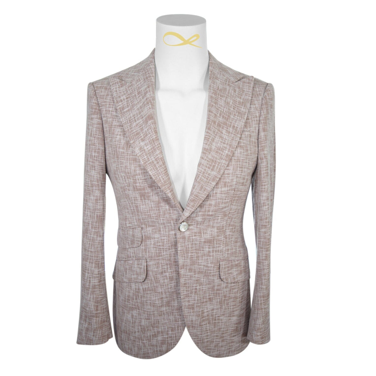 Nude Blush Lino Tweed Jacket-4