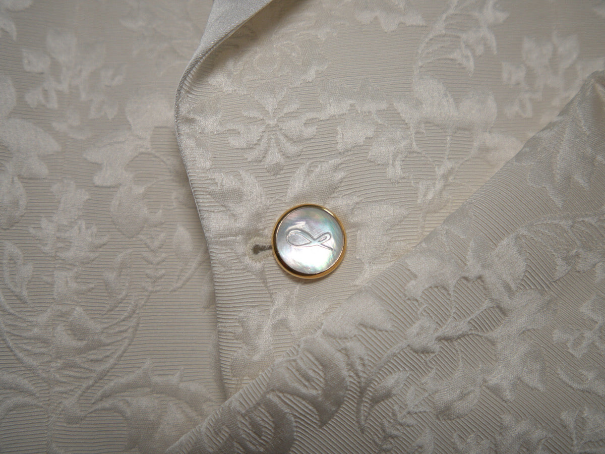 Mother Of Pearl With Gold Tone Buttons For Dinner Jacket-5