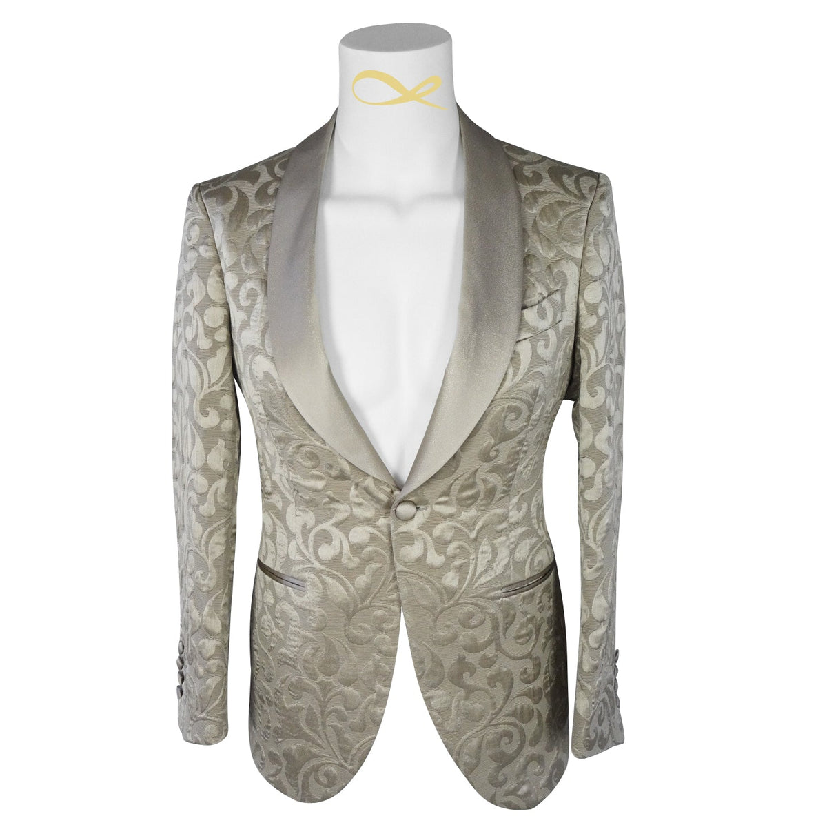 Champagne Oro Paisley Dinner Jacket @ The Vault-5