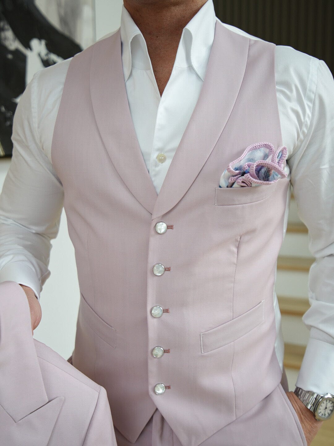 Blush Crespo Hampton Ciottoli Waistcoat-2
