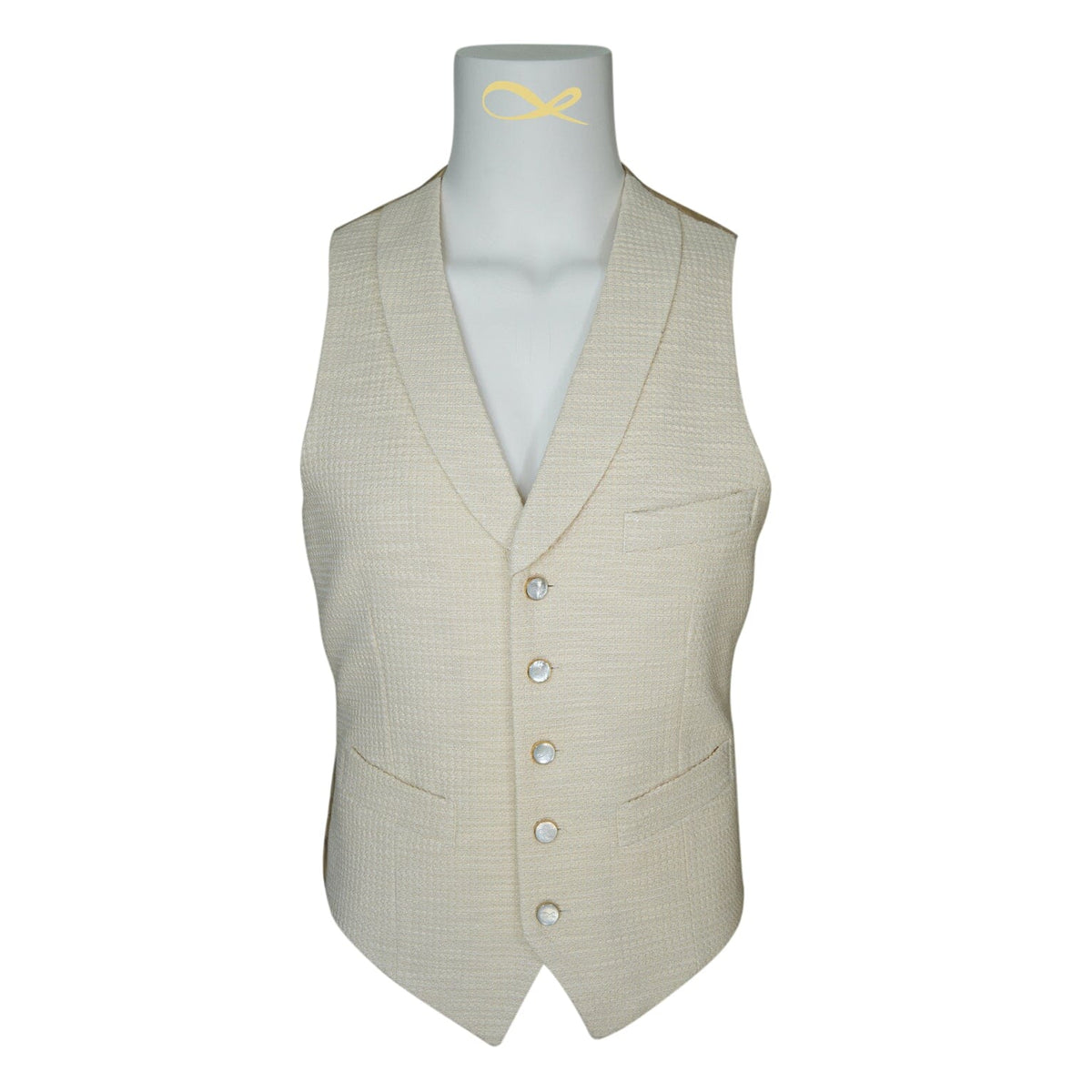 Elettro Waffle Tweed Ciottoli Waistcoat