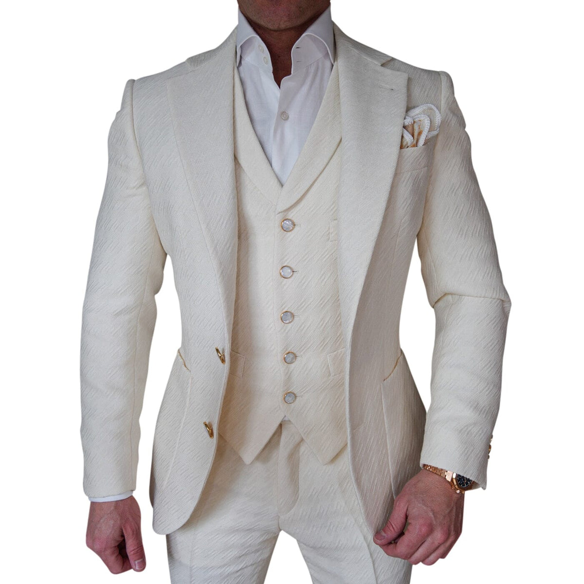 Vanilla Crema Houndstooth Jacket @ The Vault