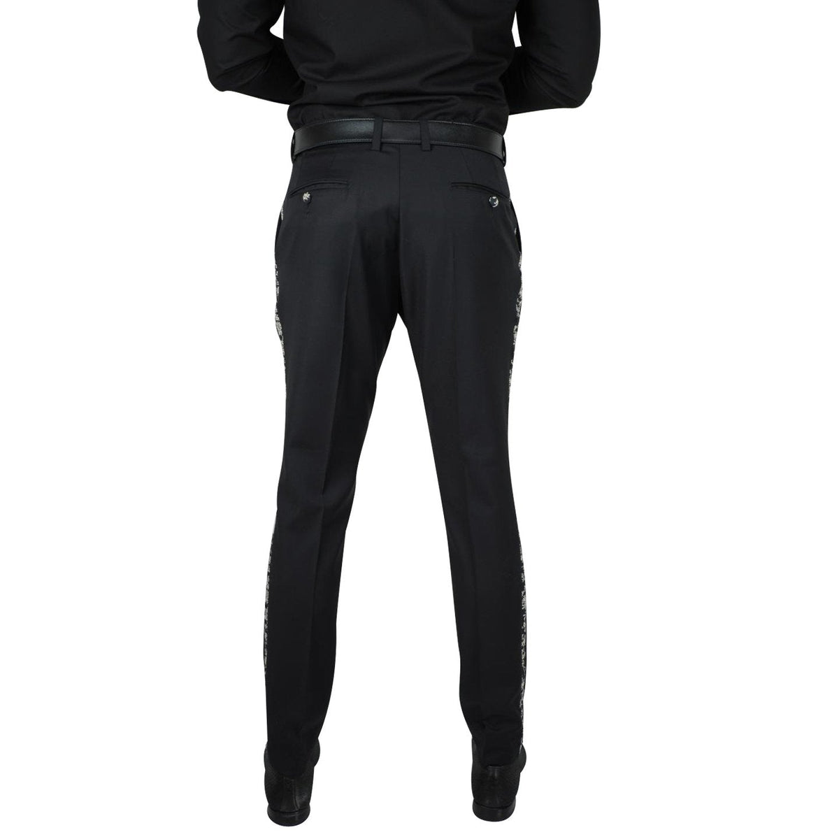 Black Gypso Tuxedo Style Trousers @ The Vault-4