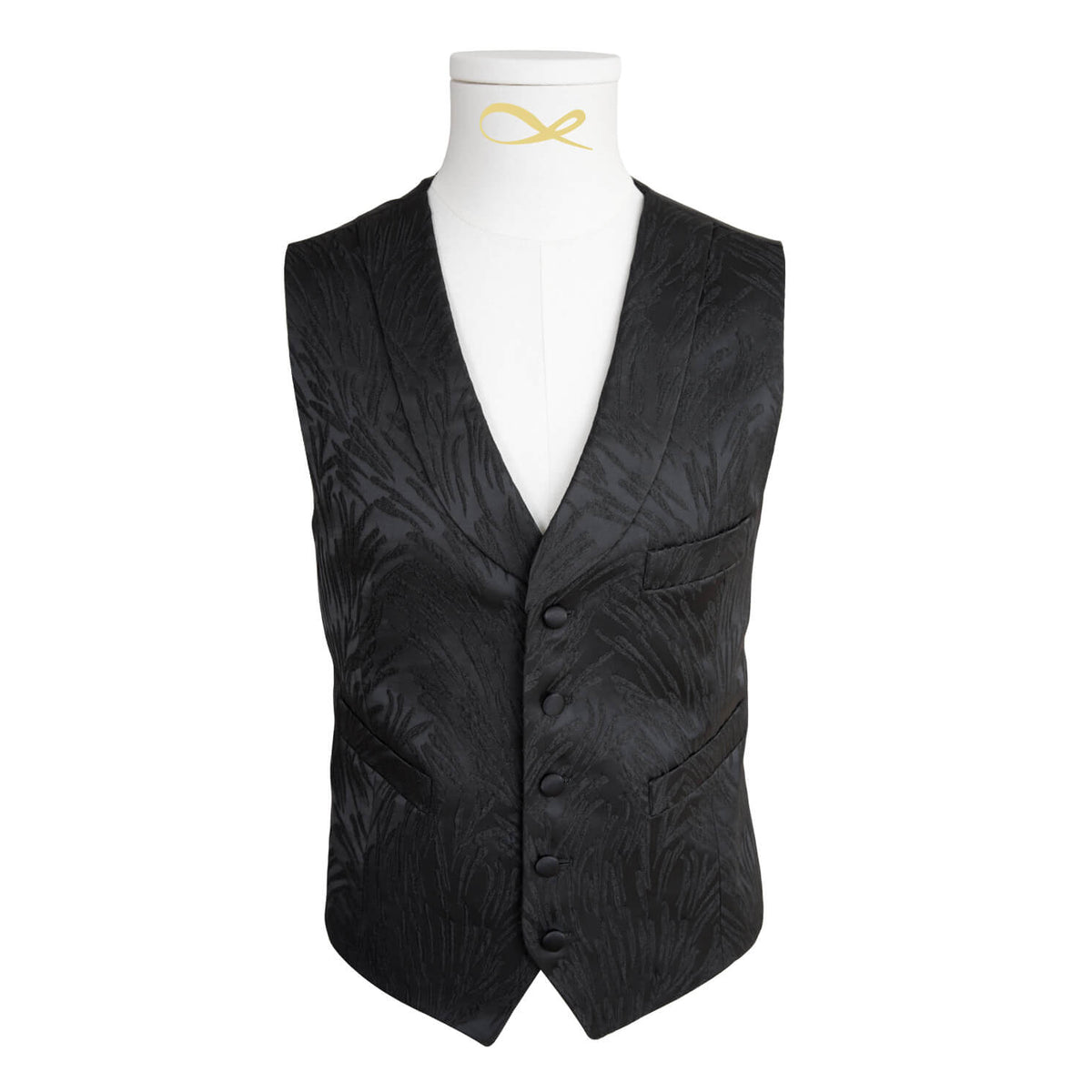 Black Pampa Ciottoli Waistcoat