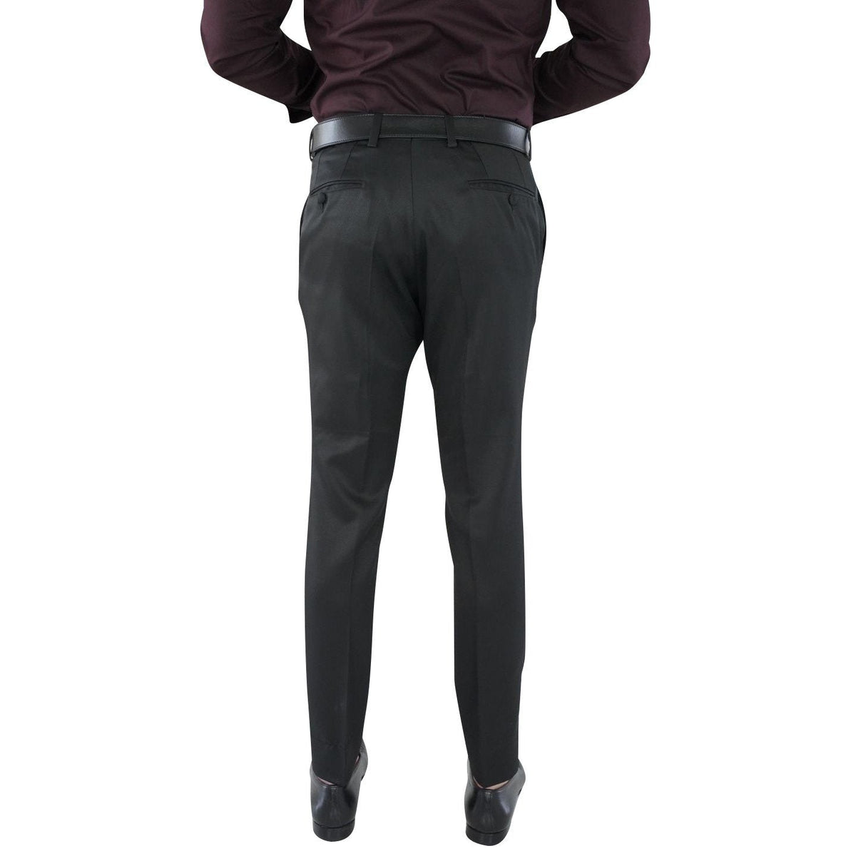 Black Lucentezza Trousers-4