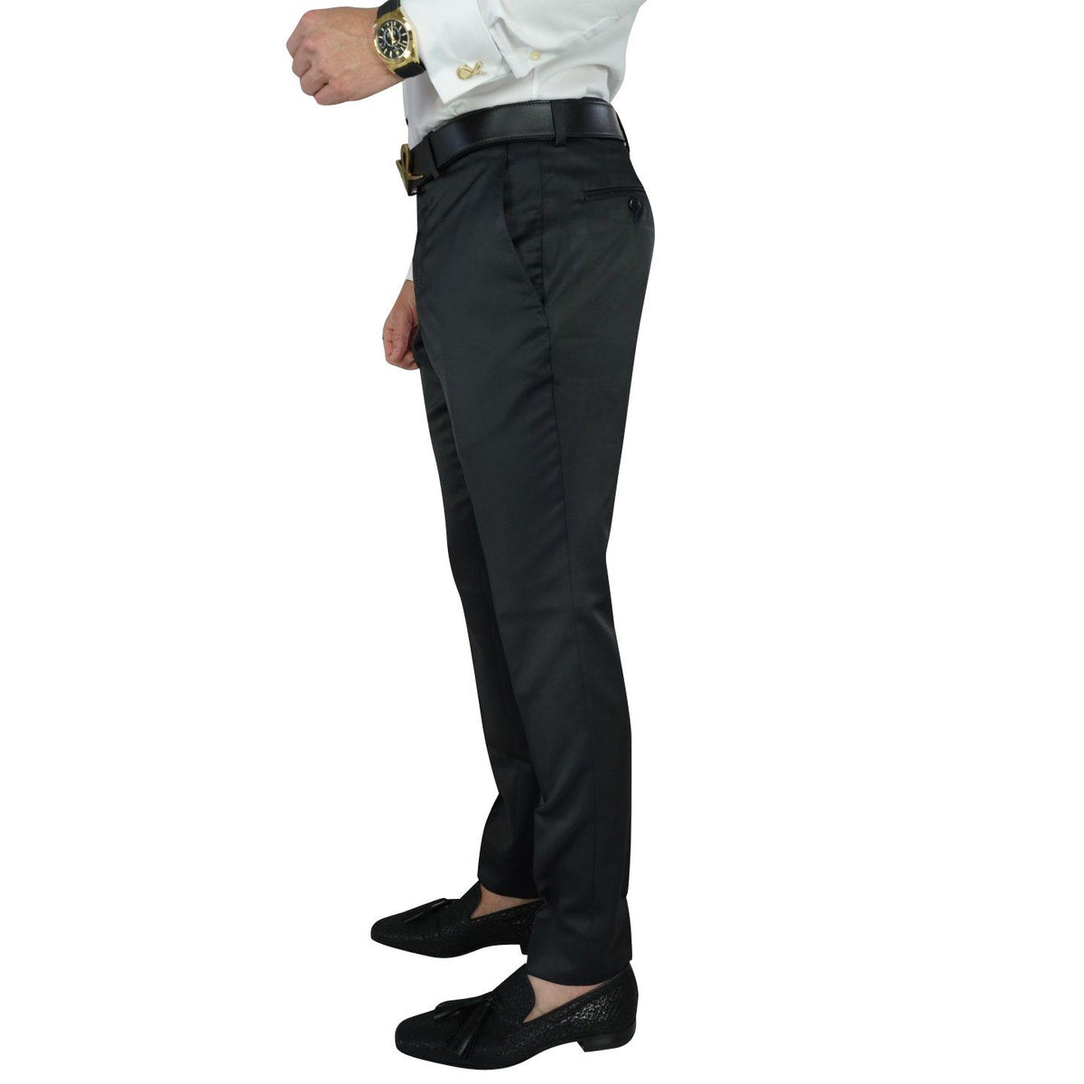 Black Evento Trousers @ The Vault-4