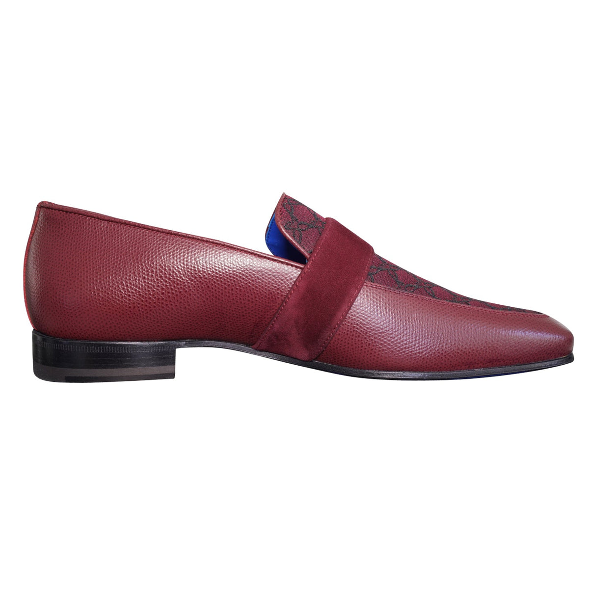 Vino Logo Monk Strap Loafer With Gold Buckle-5