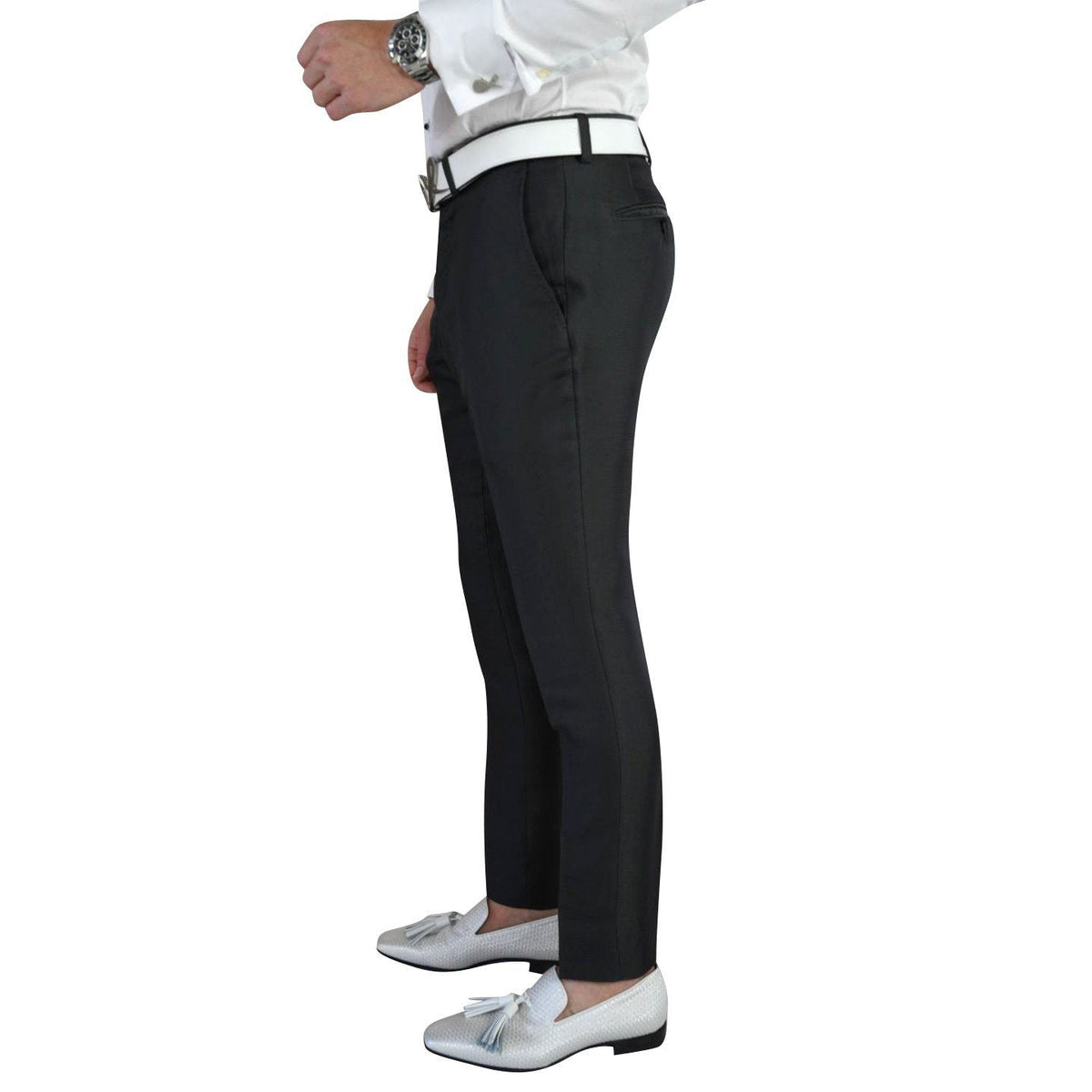 Charcoal Evento Trousers @ The Vault-4