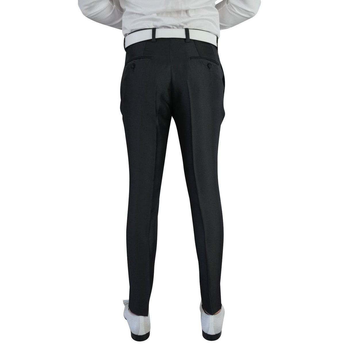 Charcoal Evento Trousers @ The Vault-5