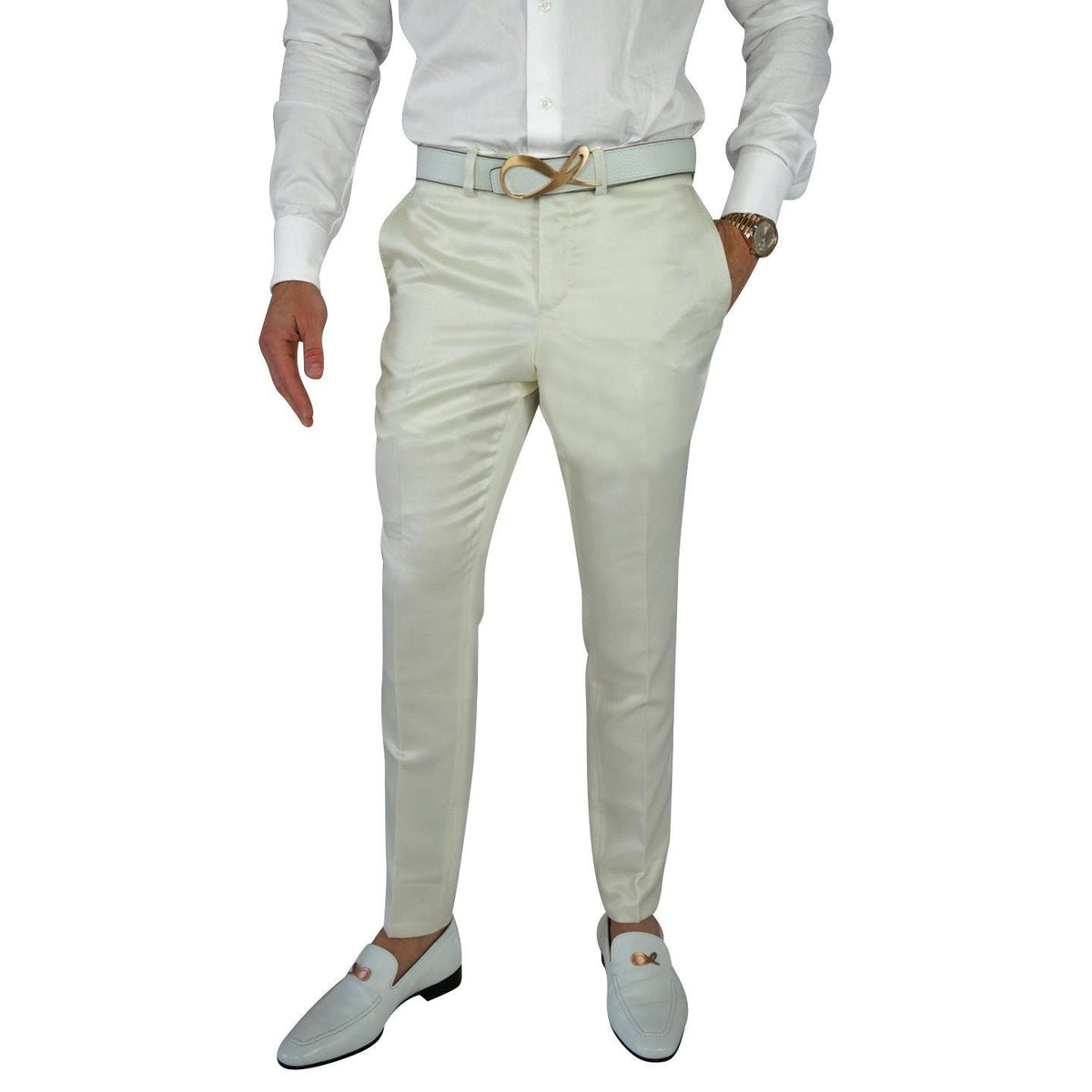 Vanilla Lucentezza Trousers-3