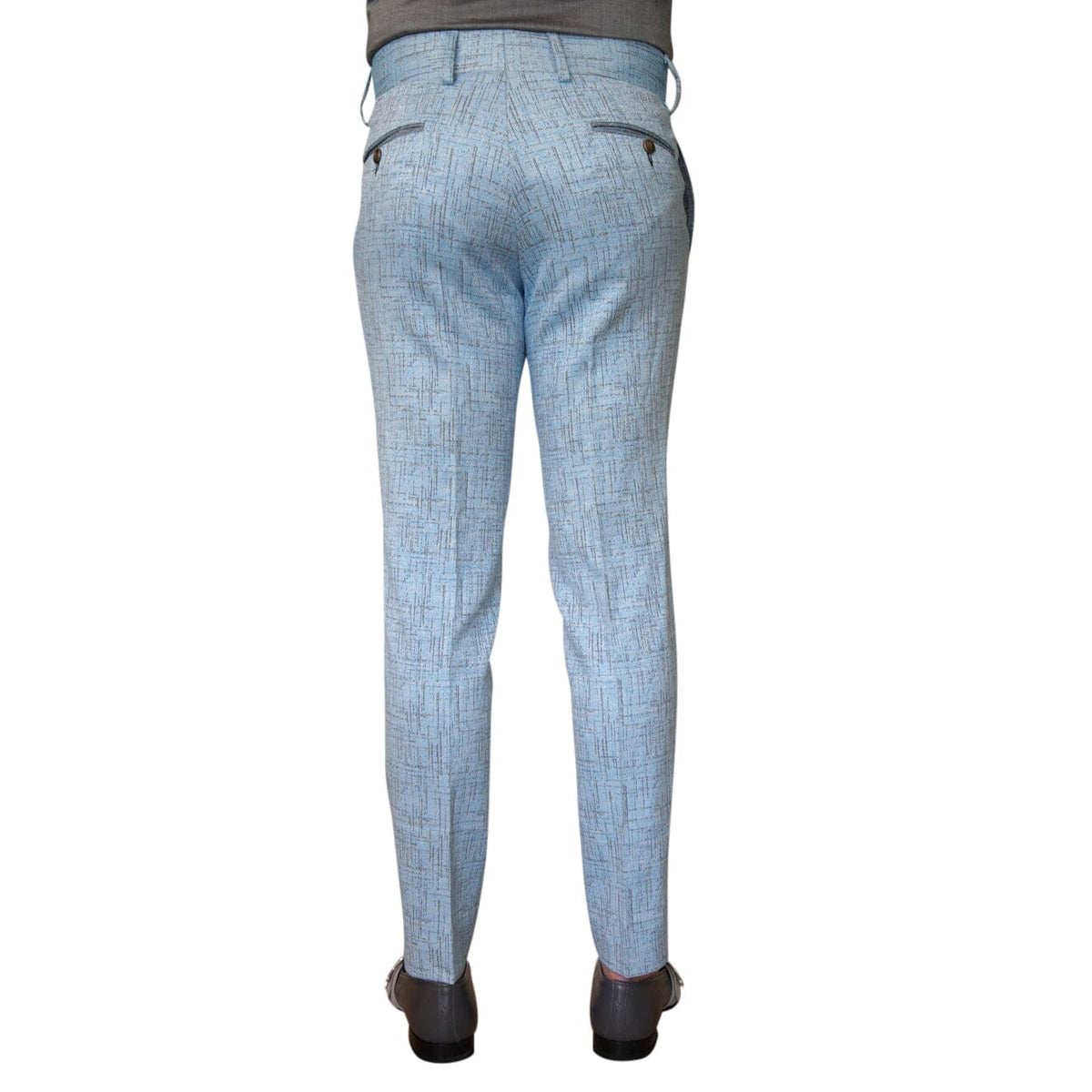 Azzurro Titanium Trousers-4