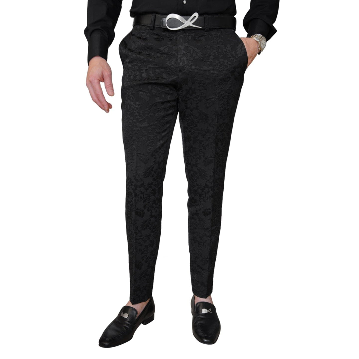 Black Fiore Trousers-2