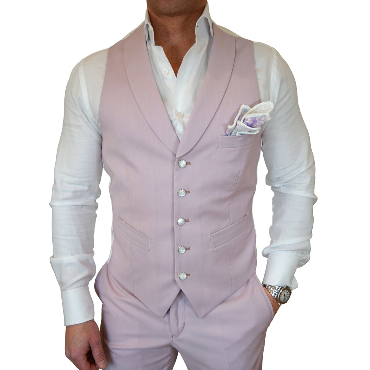 Blush Crespo Hampton Ciottoli Waistcoat-1