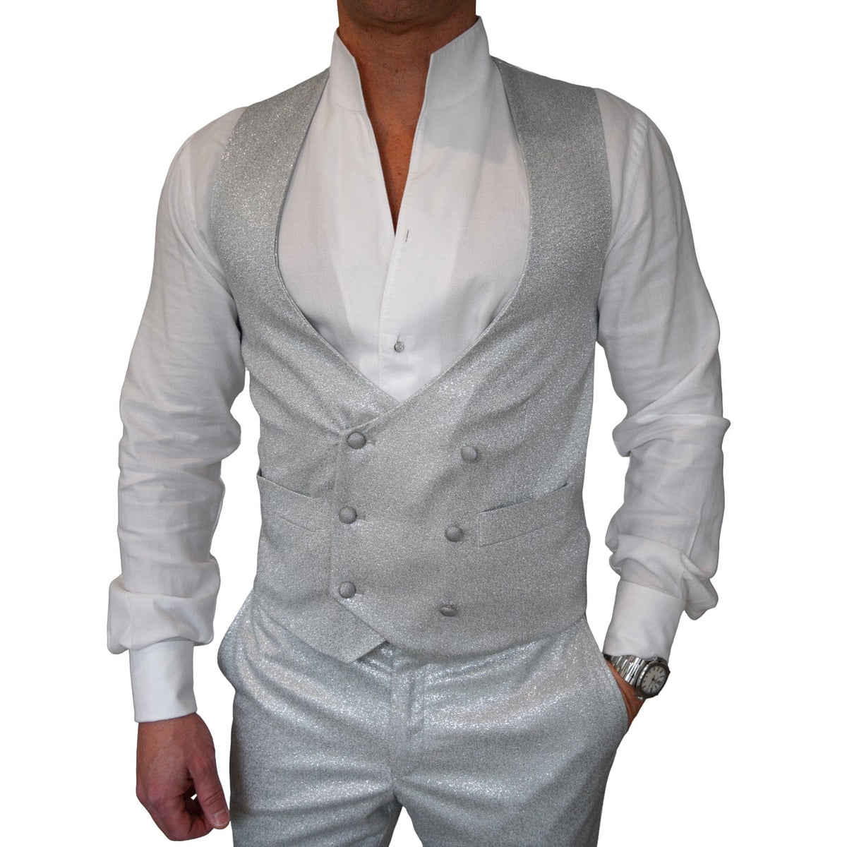Palladium Lustro Naked Double Breasted Waistcoat-1