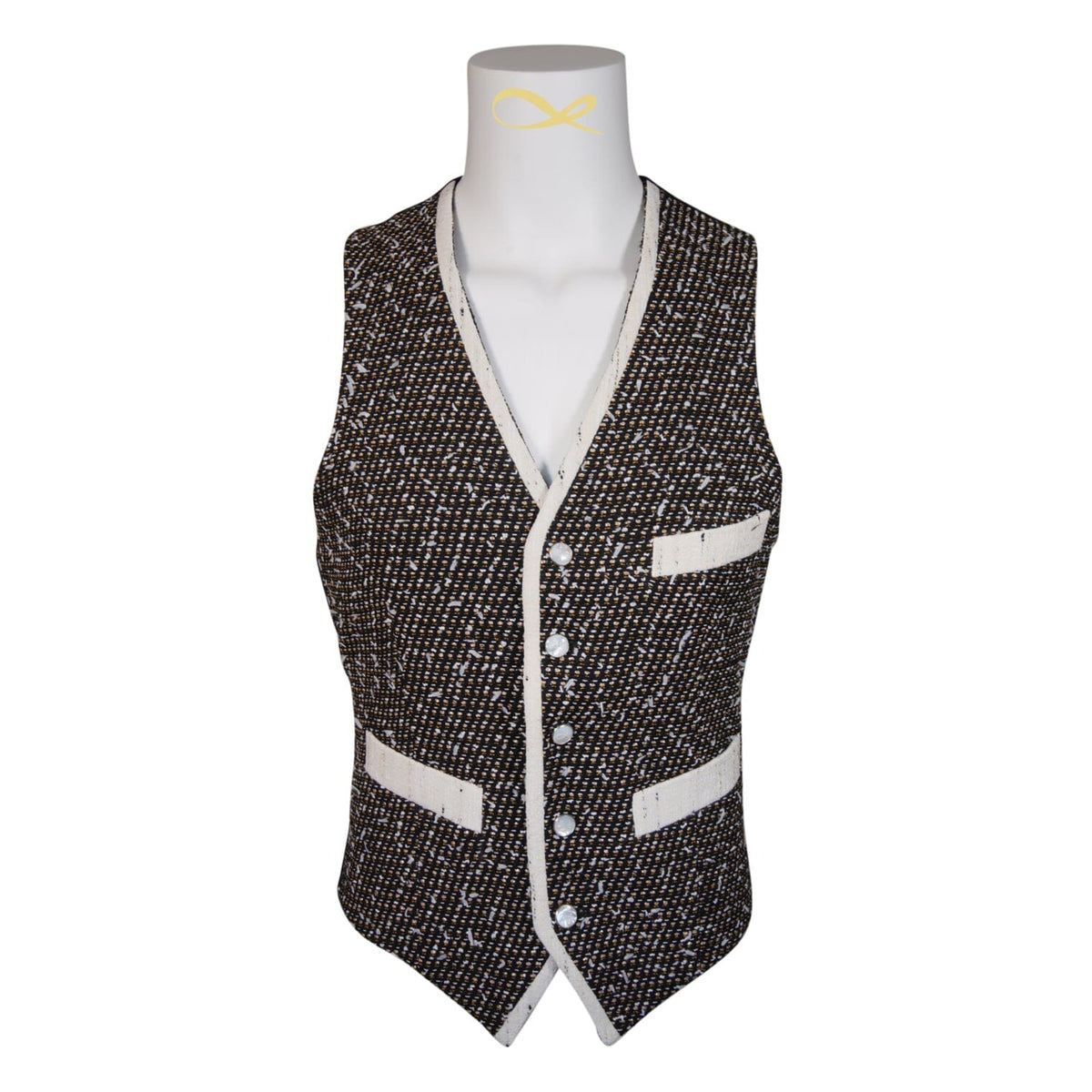 Tourmaline Boucle Ciottoli Waistcoat-3