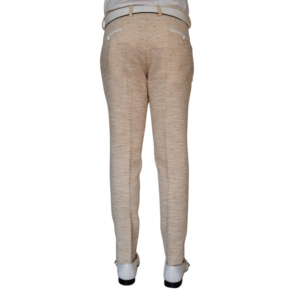 Golden Fieno Tweed Trousers-4
