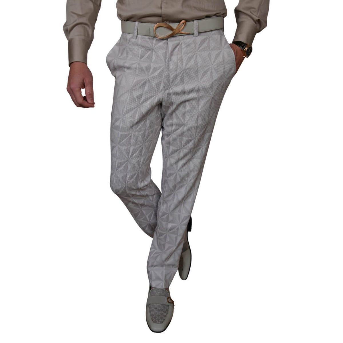 Glacier Origami Luxury Performance Trousers