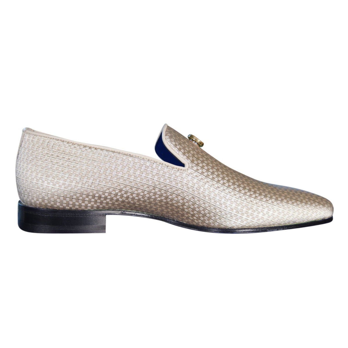 Gold Diamante With Yellow Gold Hardware Loafer-5
