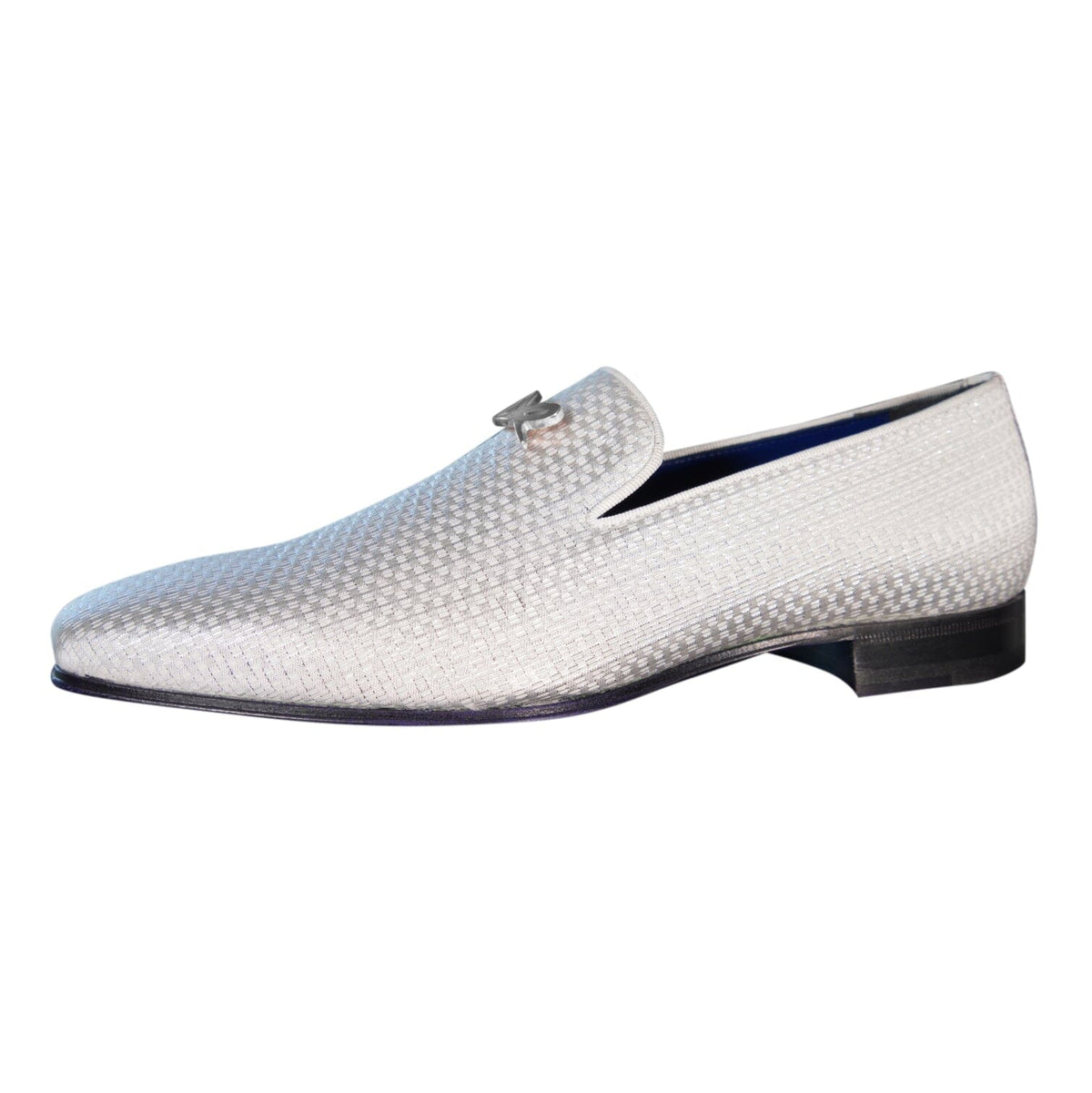 Silver Diamante With Silver Hardware Loafer @ The Vault-5