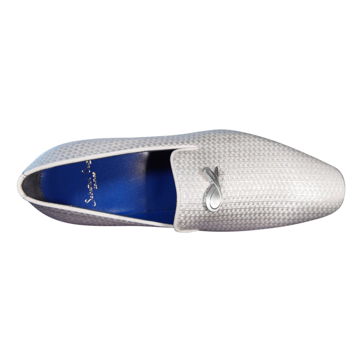 Silver Diamante With Silver Hardware Loafer @ The Vault-7