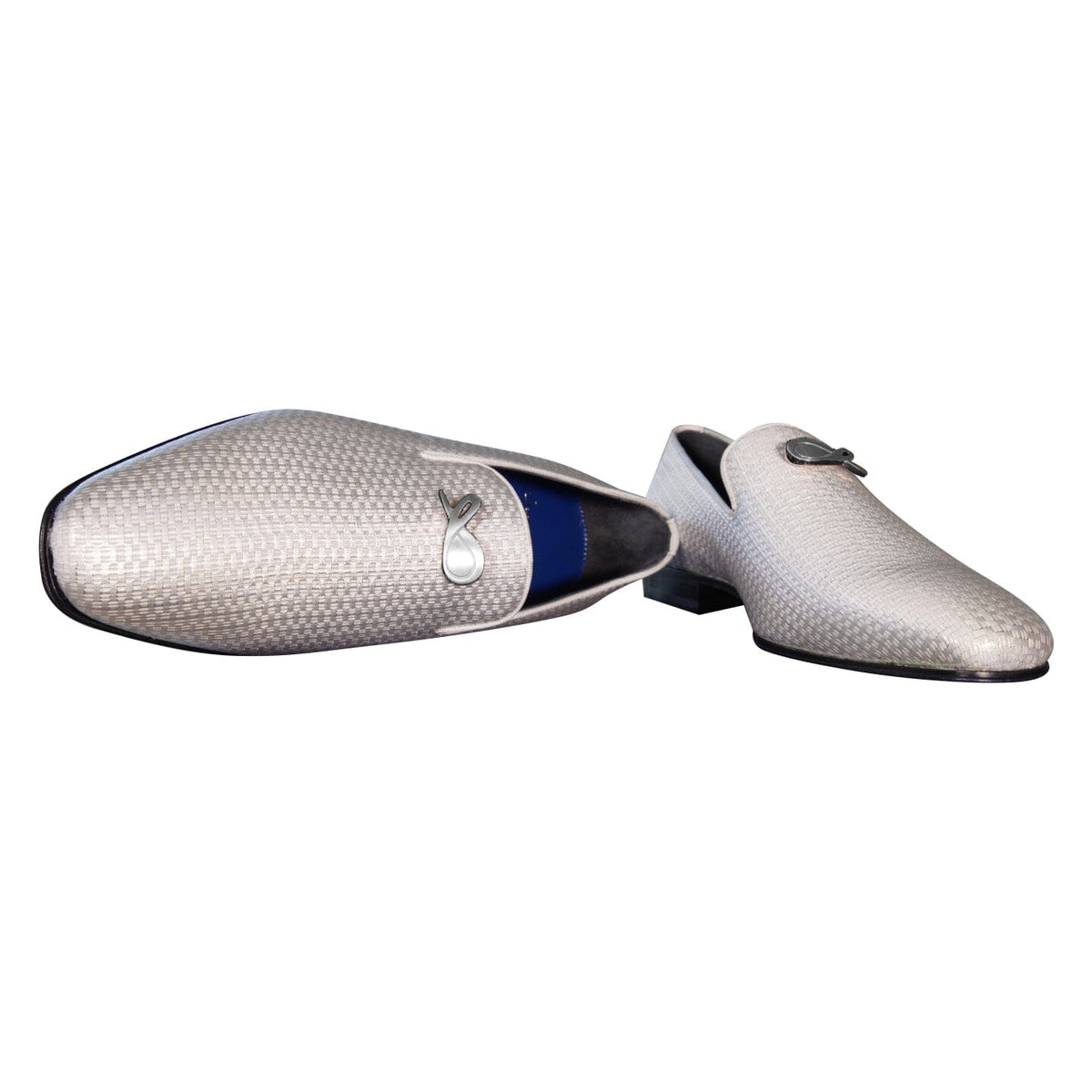 Silver Diamante With Silver Hardware Loafer @ The Vault-8