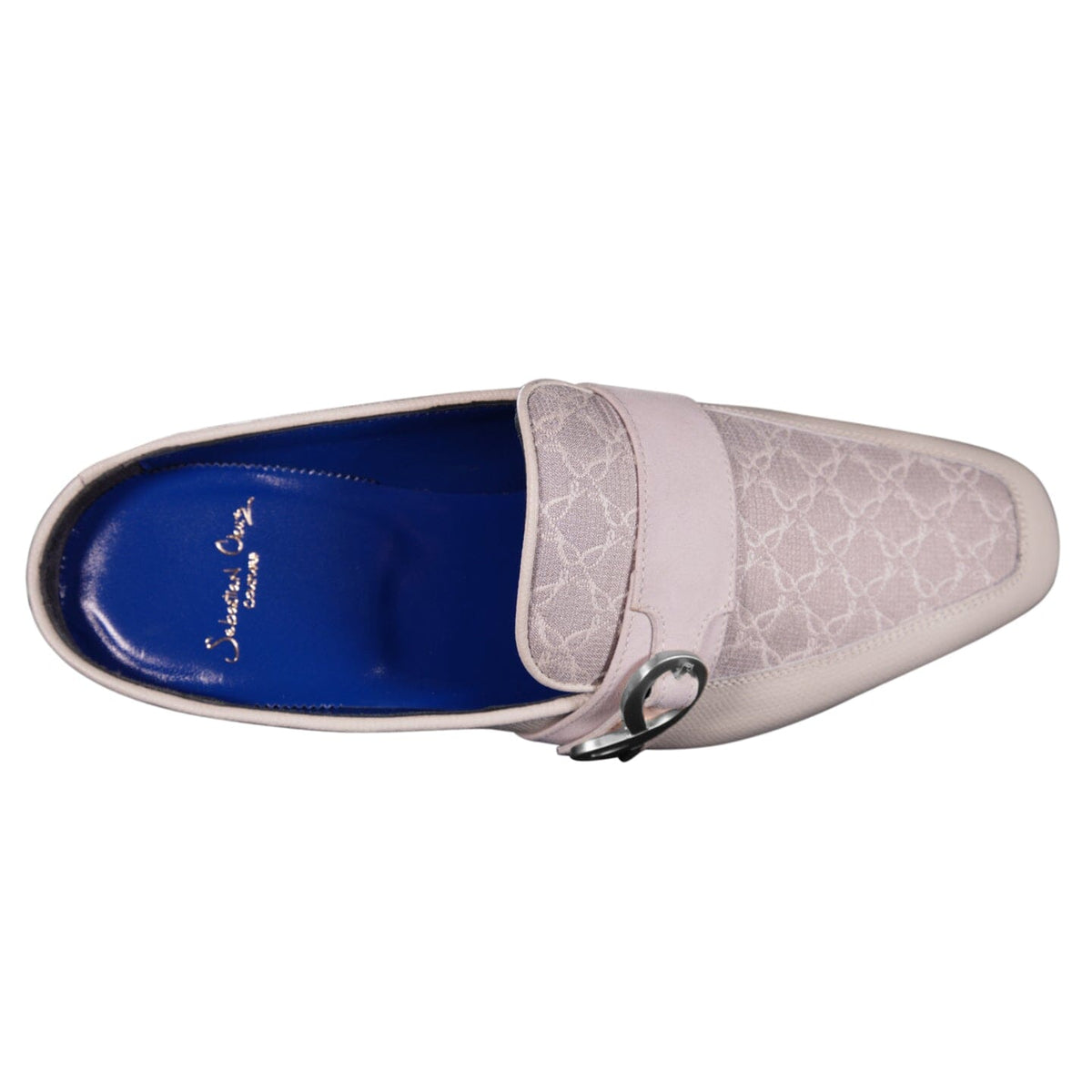 Tortora Logo With Silver Hardware Leather Slippers-6