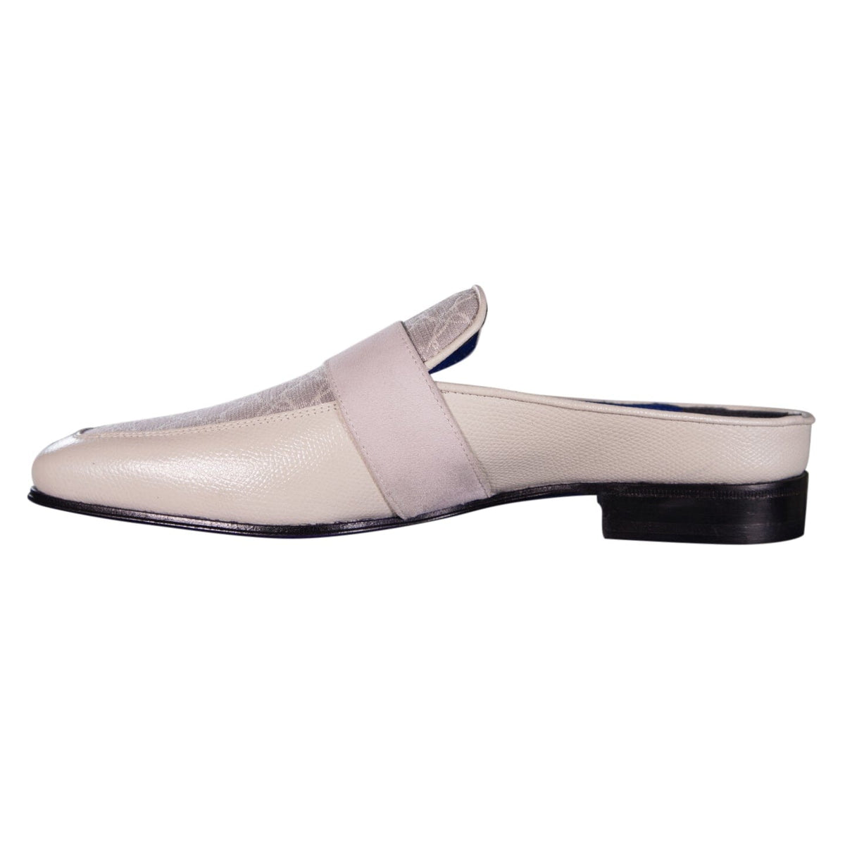 Tortora Logo With Yellow Gold Hardware Leather Slippers-5