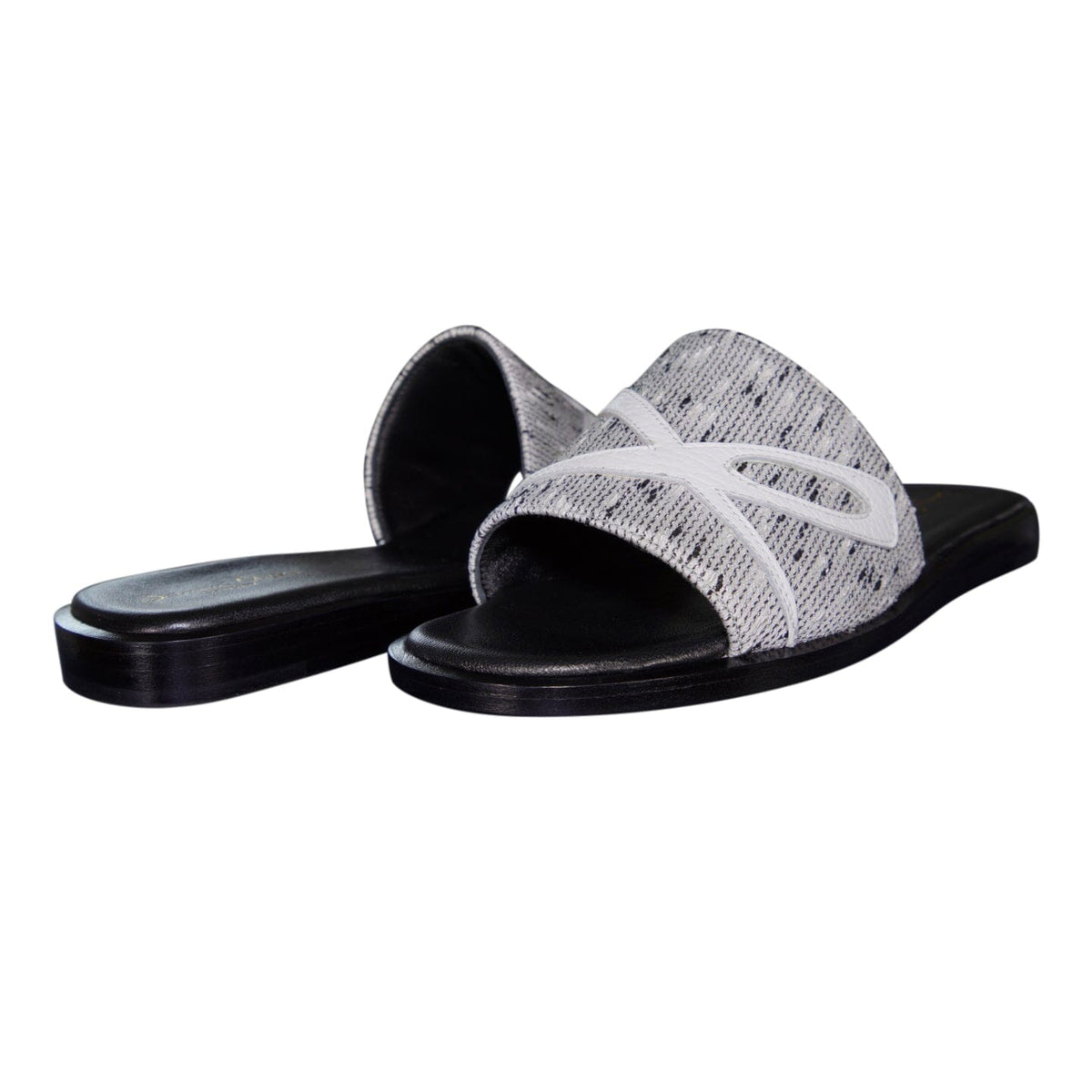 Bianco Tweed Logo Slide-4