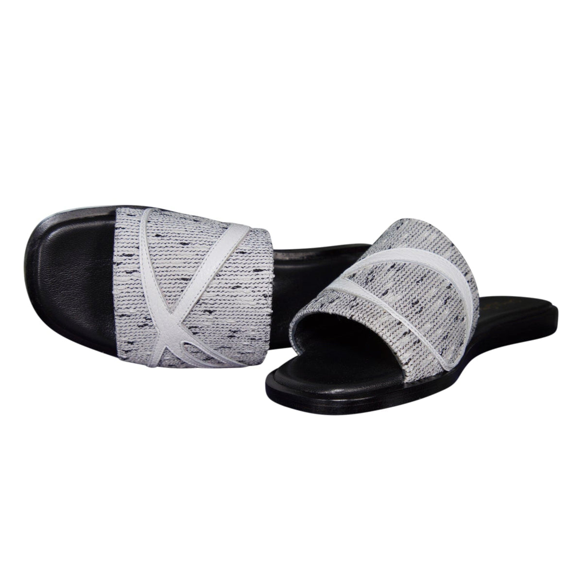 Bianco Tweed Logo Slide-7