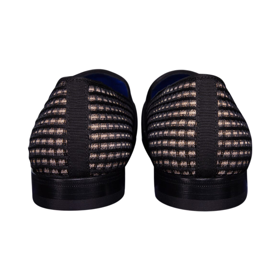 Black Oro Waffle Gold Loafer-7