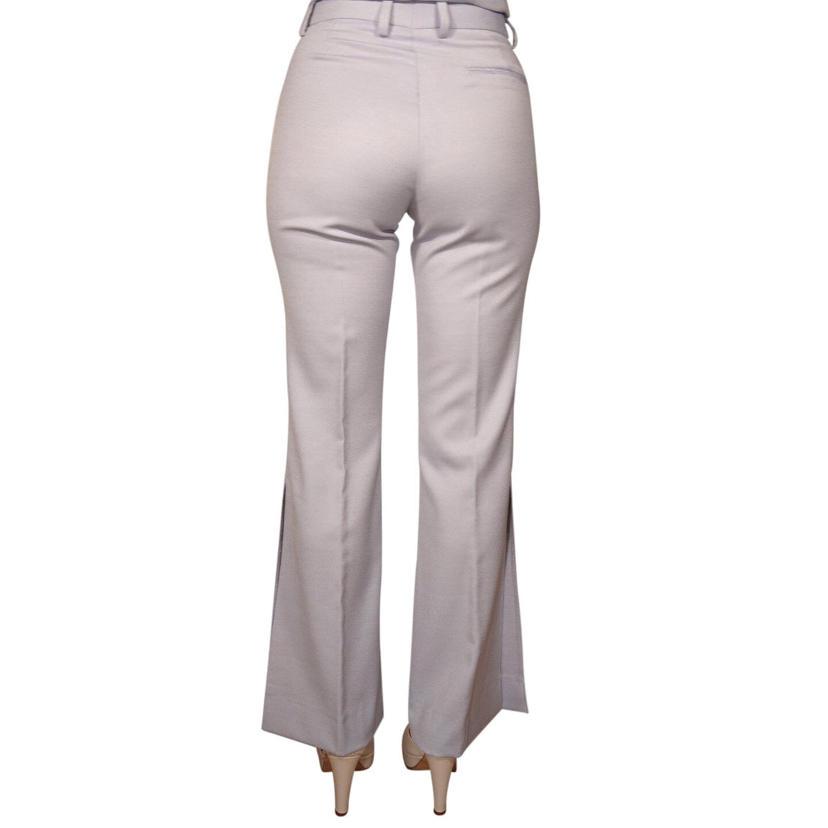 Blue Pastel Azzurro Retro Trousers-4