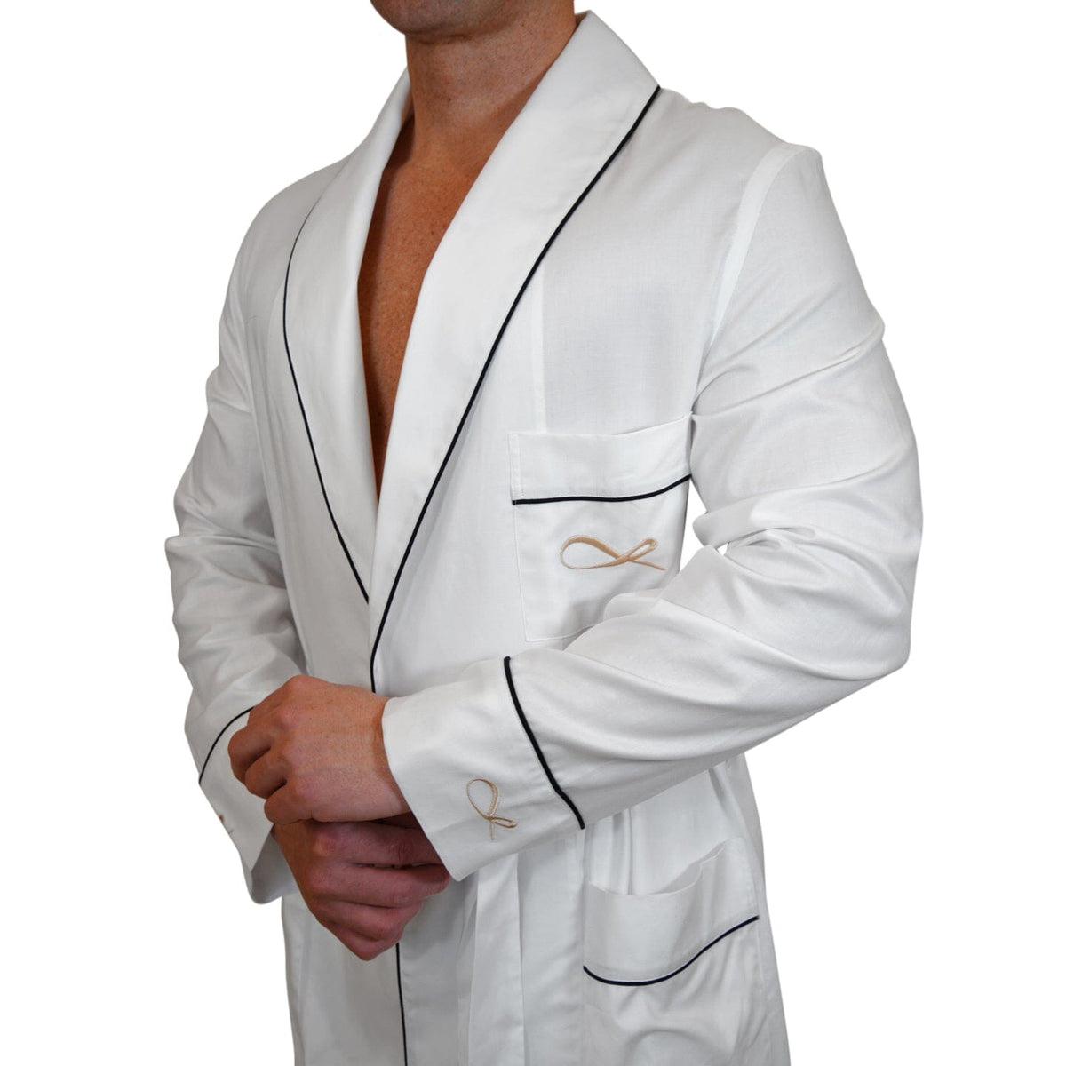 Rejuvenate Bathrobe In White-5