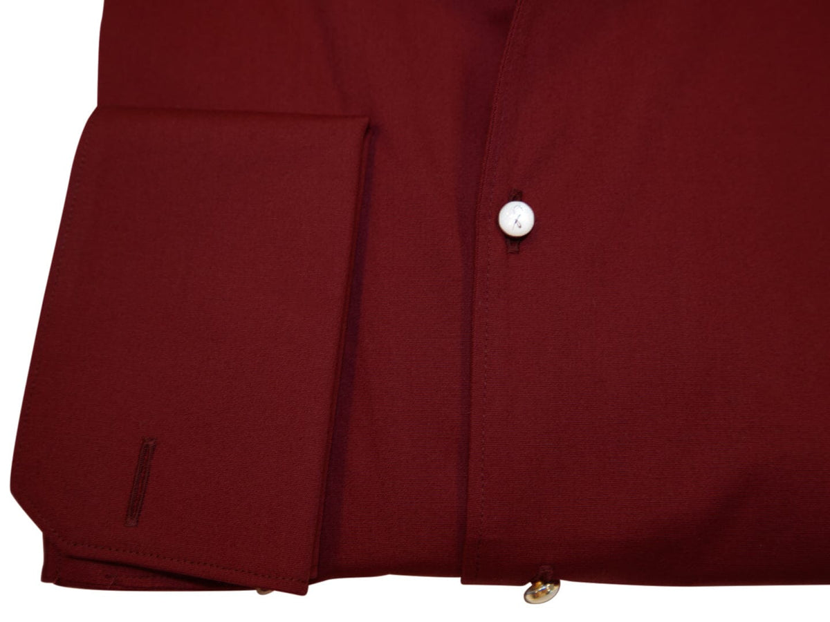 Burgundy Solopezzo Dress Shirt-3