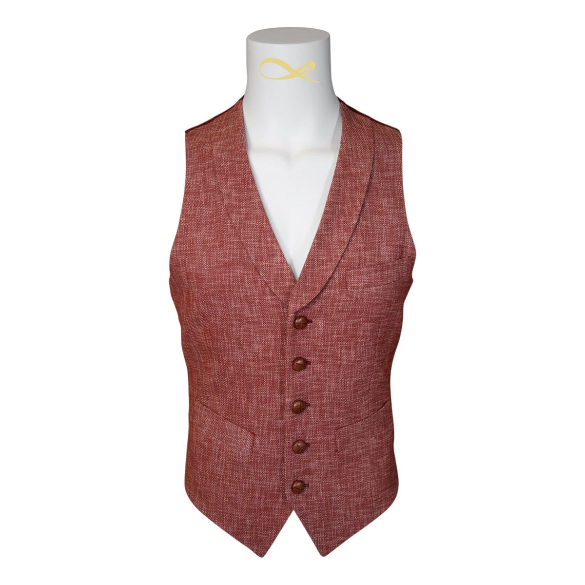 Currant Lino Tweed Ciottoli Waistcoat @ The Vault-2