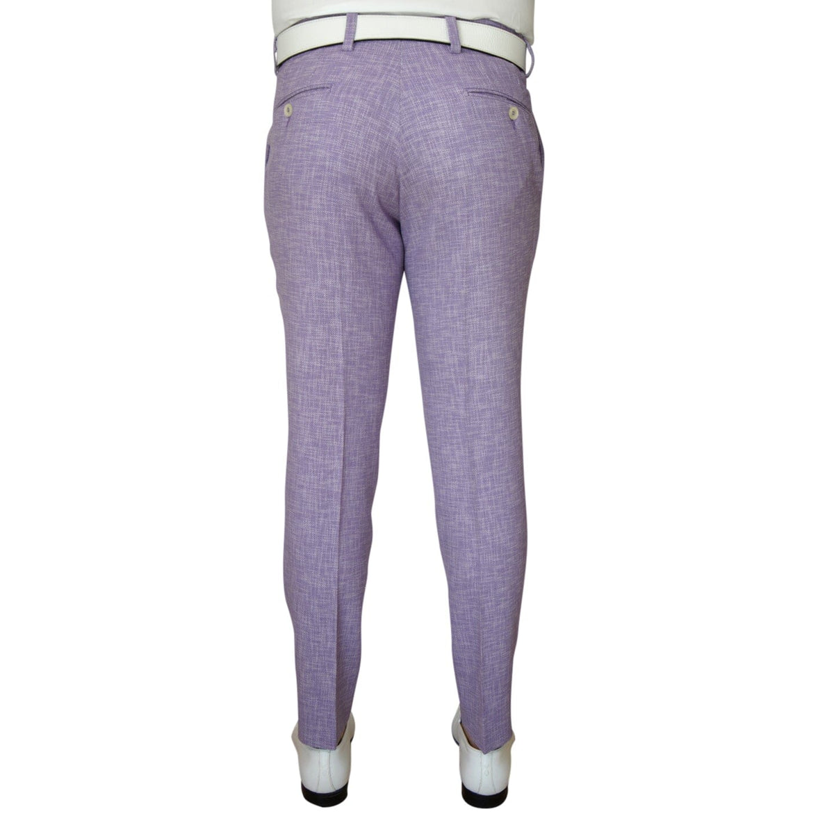 Amethyst Lino Tweed Trousers-4