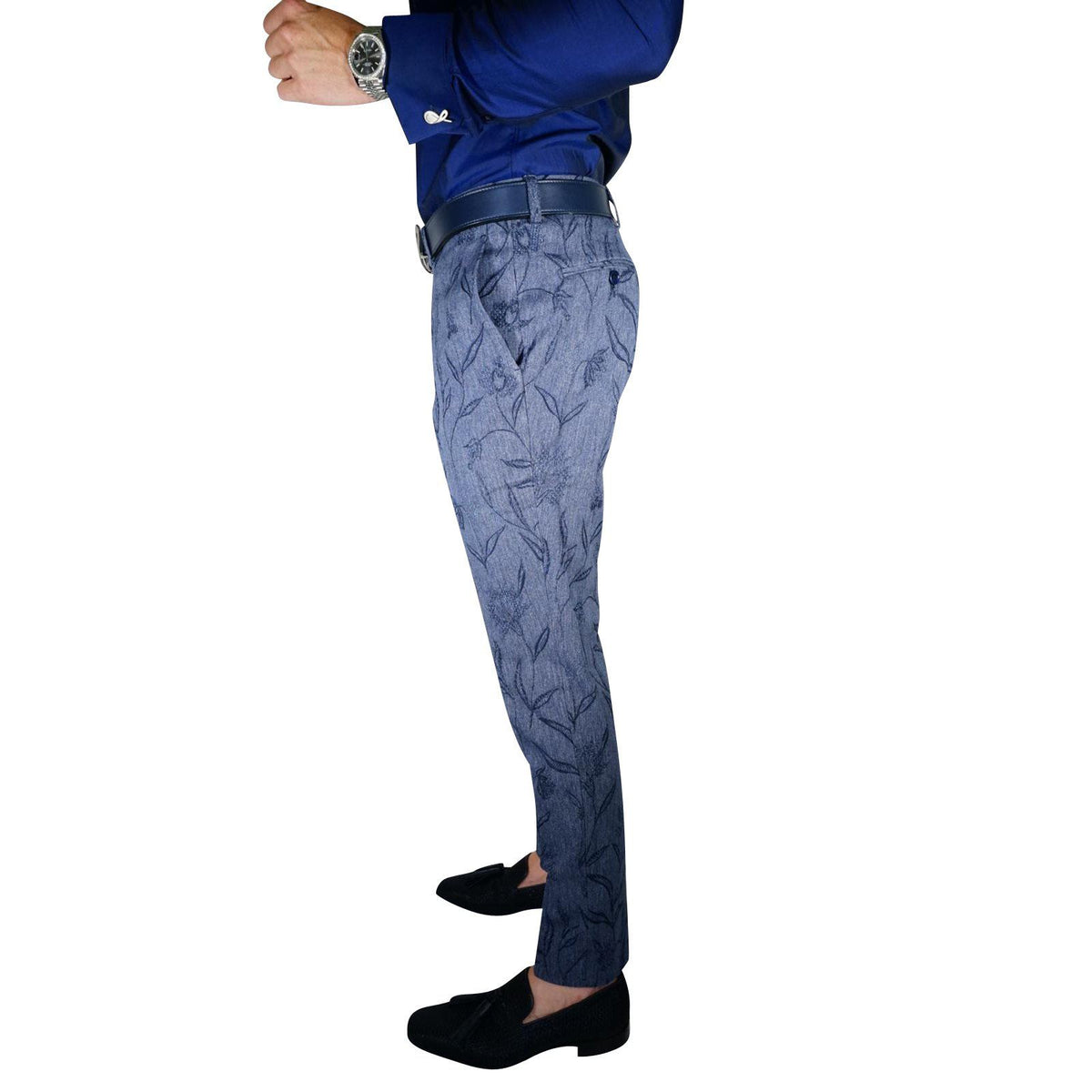 Genziana Denim Trousers-4