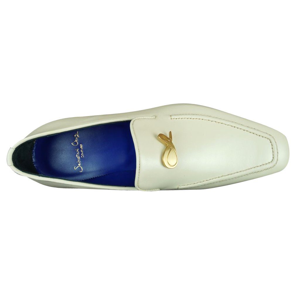 Classica Mascarpone With Yellow Gold Gold Hardware Leather Loafers-6
